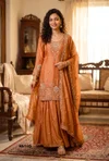 Luxuria Vol 1 By Beriston Tissue Silk Embroidery Sharara Suit
